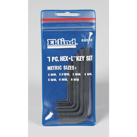 EKLIND Hex Key Mm Set L 7Pc 69205